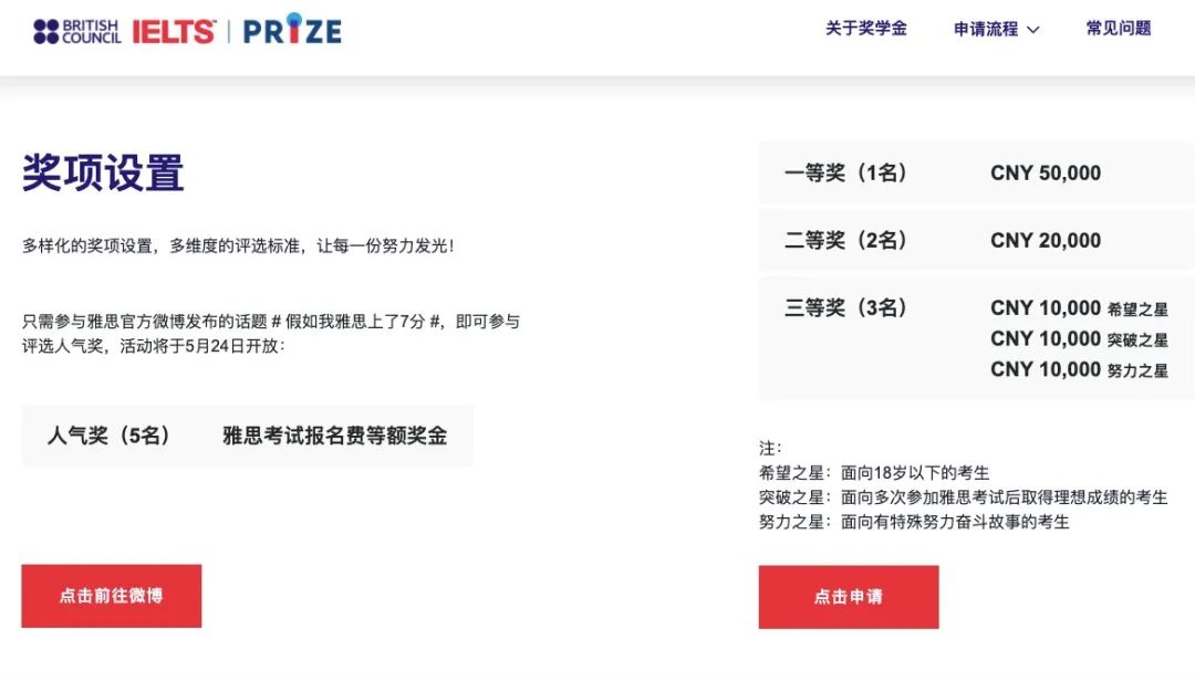 雅思奖学金应该如何申请呢？图一